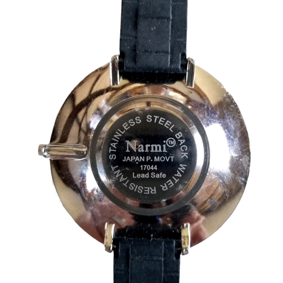 Narmi Crystal Rhinestone Silicone Band Watch - Picture 7 of 12